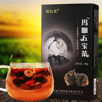 Wu Yun Tang Maca Pět Poklad Čaj 300g Dárkové Krabičce Pánské Čaj Maca Maca Huang Jing Moruše Vitalitu Ledvin Čaj