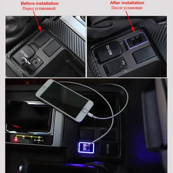 XCGaoon QC3.0 Rychlé nabíjení 2 USB Nabíječka do Auta Dvojitá USB Telefonu, PDA DVR Adaptér Plug & Play Kabel Pro Nissan