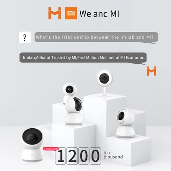 Xiaomi Mijia Inteligentní Kamery Webcam 1080P HD Wi-fi Noční Vidění 360 Úhel Video IP Kamera Baby Sledování Zabezpečení Pro Xiaom Mi Domácí Aplikace