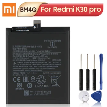 XIAOMI Originální Náhradní Baterie Telefonu BM4Q Pro Xiaomi Redmi K30 pro K30pro 4700mAh