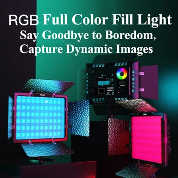 Yongnuo YN300 IV YN-300 IV RGB LED Video Světla 3200k-5500K RGB Full-Color Camera Photo Osvětlení pro Video Studio