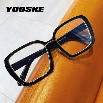 YOOSKE Počítač Modré Světlo Blokování Brýle Ženy Muži Nadrozměrné Brýle Rámy Jasné Optické Brýle Unisex