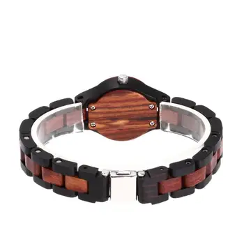 YULUCH 2018 Dámské dřevěné hodinky módní módní malé dial top značky luxusní importované pohybu digitální ukazatel hodinky dárek