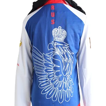YURI!!! na LEDĚ Cosplay Kostýmy Yuri Plisetsky Cosplay Kabát Unisex Denní Sportovní oblečení Kabát Bunda 1 ks Modrý Kabát Horké