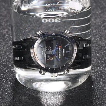 Značka STRYVE Hodinky muži luxusní Quartz Hodiny LED Digitální Hodinky Army Vojenské Sportovní náramkové hodinky relogio masculino
