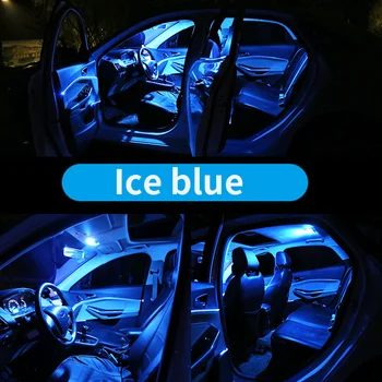 ZXCXZ 15ks Canbus LED Lampa Auto Žárovky vnitřního Obalu Sada Pro období 2010-BMW X1 E84 Mapu Dome Dveře Světlo Kufru