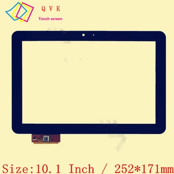 Černý 10.1 Inch pro DNS AirTab M100qg tablet pc kapacitní dotykové obrazovky sklo digitizéru panel doprava Zdarma