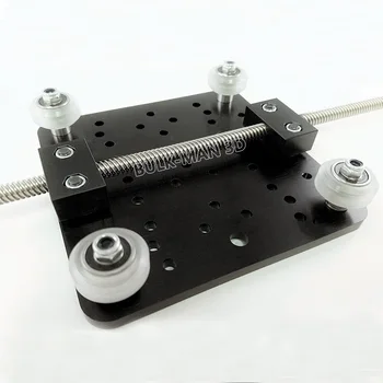 Černý Eloxovaný Hliník XLarge C-Beam Portálové Sadu s V-Slot Solid V Wheel Kit pro CNC Stroj Díly